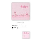 ALBUM FOTO BEBE' PINK 20 FOGLI 24X24 CM CON CARTA VELINA
