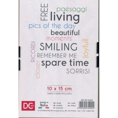 Cornice a giorno crilex apply 10x15 da parete