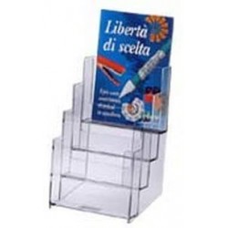 PORTADEPLIANTS MULTISCOMPARTO ABS 4 SCOMPARTI