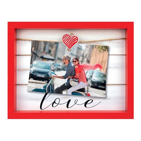 ZEP CORNICE IN LEGNO VIVIENNE 10X15 CON CLIP PORTAFOTO