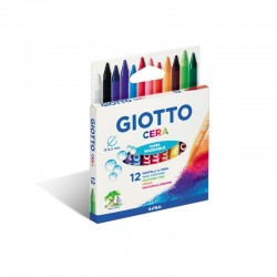 GIOTTO CERA PASTELLI A CERA 12PZ