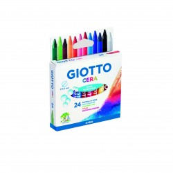GIOTTO CERA PASTELLI A CERA 24PZ