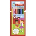 Stabilo Matita colorata - Astuccio da 12 - Colori assortiti