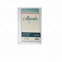 Calligraphy favini pergamena naturale 06 buste 110x220mm 90gr.