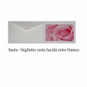 BIGLIETTO FANTASIA ROSA 7X10CM CON BUSTA INCLUSA