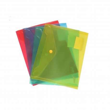 Busta con bottone formato a5 Colori assortiti