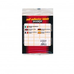 ETICHETTE ADESIVE BIANCHE BUSTINA 10fg BIANCO mm 20 X 12 500etichette