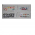 MASCHERINA CERTIFICATA CE IN TNT NEWJET 100 GR 100% PET FANTASIA ADULTI/ BAMBINO COLORI ASSORTITI