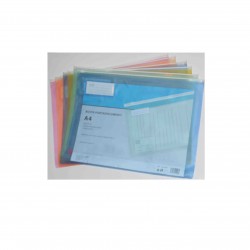 BUSTA PORTADOCUMENTI A4 IN PVC CON TASCA PERSONALIZZABILE