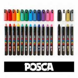 UNIPOSCA PC- 1MR 0.7MM PUNTA FINE