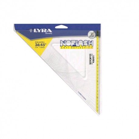 NOFLASH LYRA SQUADRA PLASTICA 31 CM / 45 INCISA