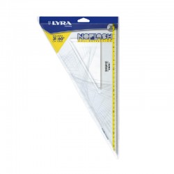 NOFLASH LYRA SQUADRA PLASTICA 31 CM / 60INCISA