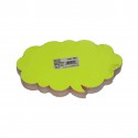 Segnaprezzi nuvola fluo 13x21cm 50pz