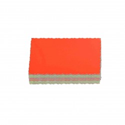 Segnaprezzi cartone fluo rett.zingrinato 8x5cm