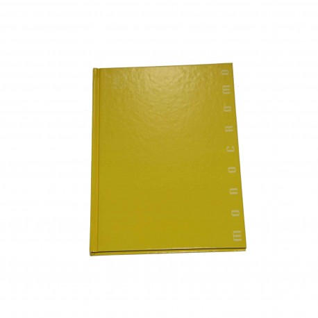MONOCROMO CARTONATO 128pg FILO REFE BIANCA QUADERNO 15 X 21cm 4 MM