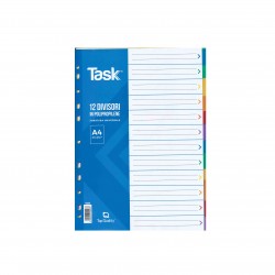 task DIVISORIO COLORATO 12 posizioni