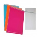 BLOCCO NOTES SPIRALE PPL 80gr 60fg 21 x 29,7cm 5MM