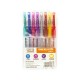 Scatto penna gel glitter 8 pz