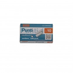 PUNTI PER CUCITRICE TASCABILI passo 10 1000PZ