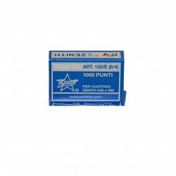 PUNTI CUCITRICE A PINZA 130E ACCIAIO passo PICCOLO 6/4 1000PZ