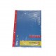 Ramlloc ricambi perforati rinforzati 21x29,7cm 80 grammi 40 fogli senza rigatura bianchi
