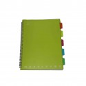 MAXI SPIRALE MONOCROMO PPL C/DIVISORI 1R 21x29,7cm