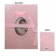 ALBUM MINI LEPORELLO YOUNG CHILD 14 FOTO 10X15PAGINE BIANCHE − COL. ROSA