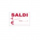 Cartelli "SALDI" 8,5X5,5CM 300 GRAMMI